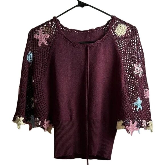 Tops - Mermaid crochet shirt, small HALLOWEEN
